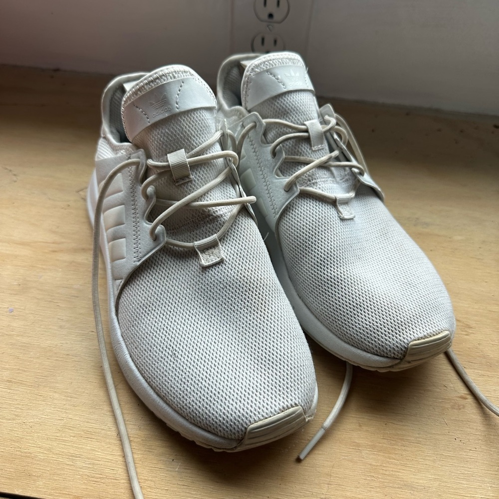 adidas Cream Athletic Shoes